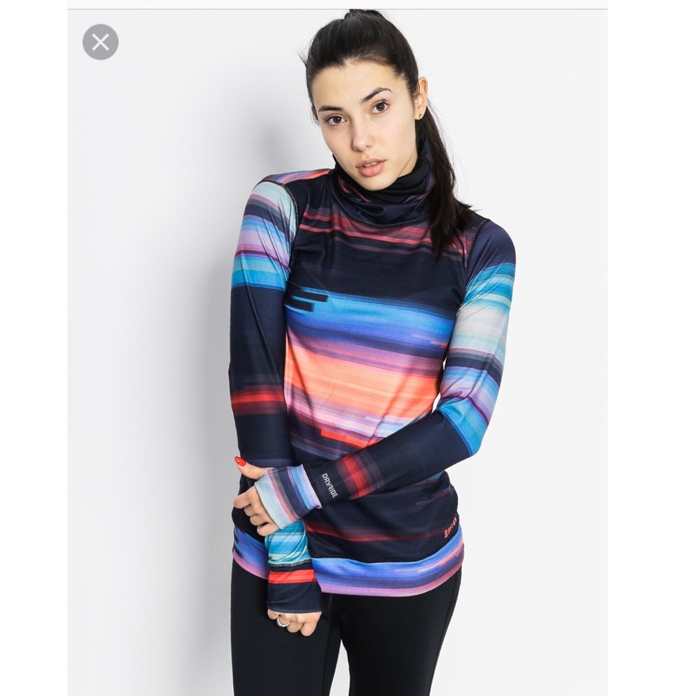 Burton Long sleeve Dry Ride Base layer Funnel Neck
